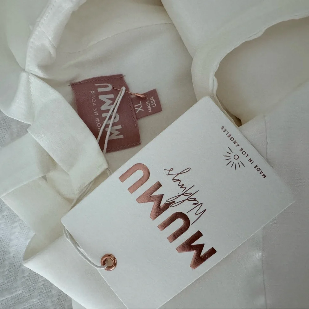 Show Me Your MuMu White Bow Back Mini Dress - Picture 6 of 6